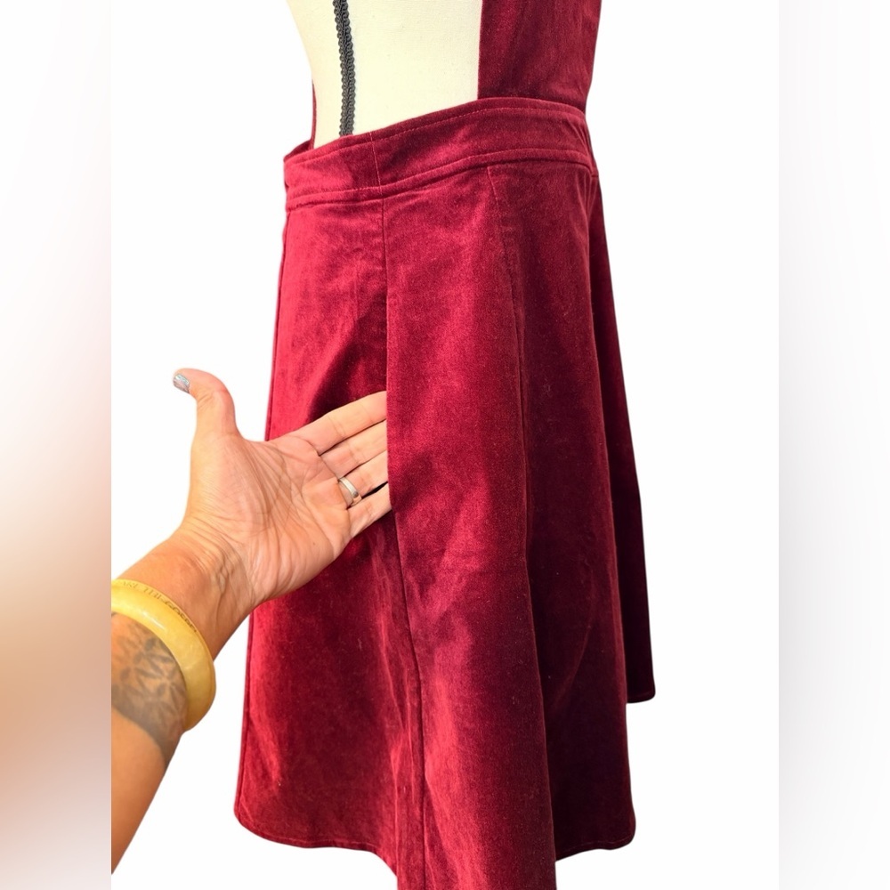 Modcloth ModCloth Cupcake Consultant Velvet Red - Picture 3 of 10